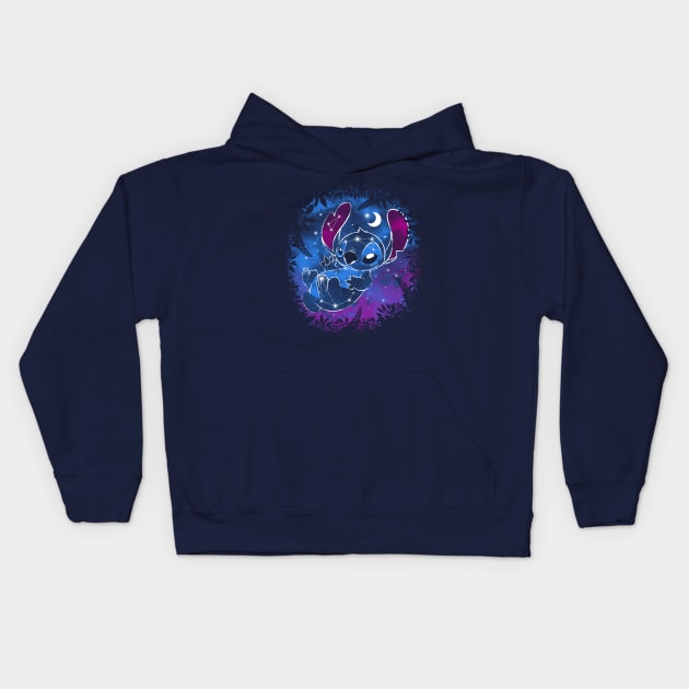 Starry Ohana Sky Kids Hoodie by ChocolateRaisinFury